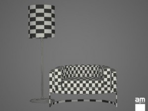 milo baughman chair Model 3D