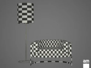 milo baughman chair 3D Model