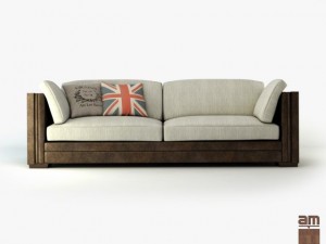 london sofa 3D Model