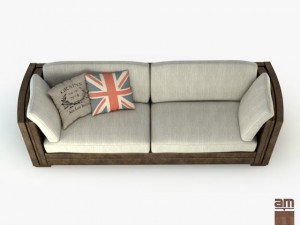 london sofa Modelo 3D