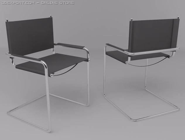 sedia concetto bauhaus Modello 3D .c4d .max .obj .3ds .fbx .stl .blend