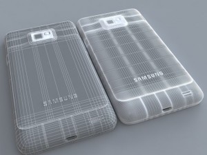 samsung galaxy s2 i9100 3D 模型