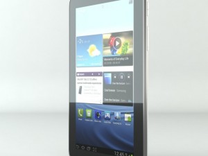 samsung galaxy tab 2 70 3D Модель