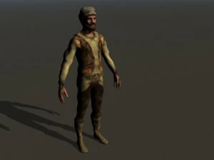 peasant mens 3 model pack 3D Model
