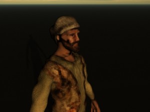 peasant mens 3 model pack 3D 模型