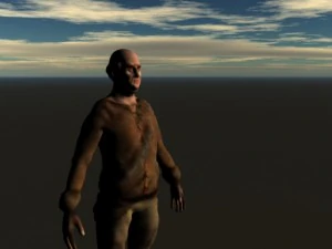peasant mens 3 model pack 3D Model