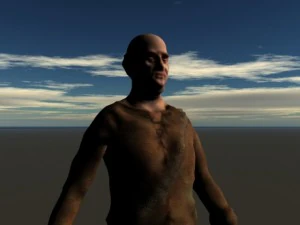 peasant mens 3 model pack 3D Model