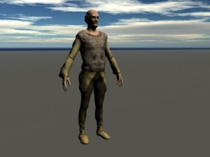 peasant mens 3 model pack 3D 模型