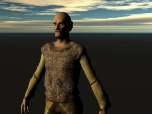 peasant mens 3 model pack 3D Model
