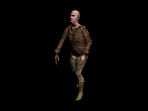 peasant mens 3 model pack 3D 模型