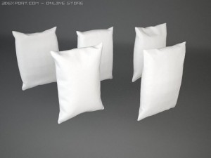 pillow collection 3D Model