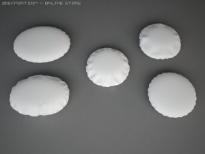 pillow collection 3D Model