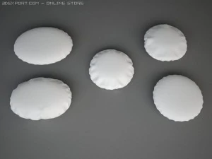 pillow collection 3D Model