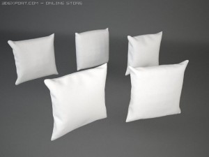 pillow collection 3D Model