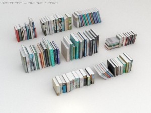 books Model 3D