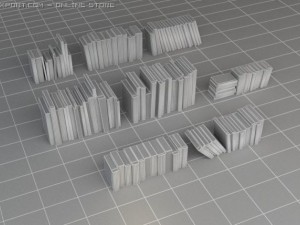 books 3D Model