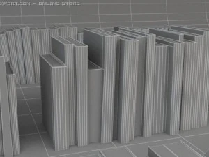 books 3D Model
