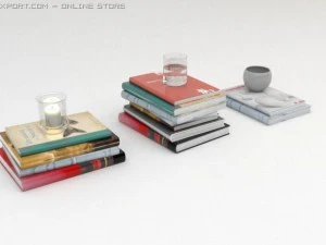 books 3D Model