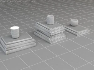 books 3D Model