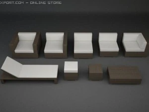 lounge furniture 3D Model