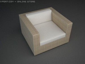 lounge furniture 3D 模型