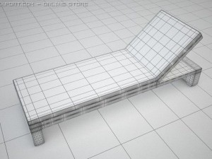 lounge furniture 3D 模型