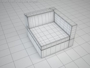 lounge furniture 3D 模型