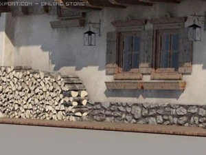 cottage cabin 3D Model