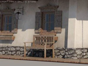 cottage cabin 3D Model