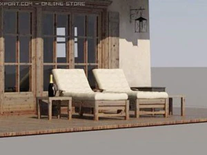 cottage cabin 3D Model
