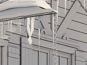 cottage cabin 3D Model