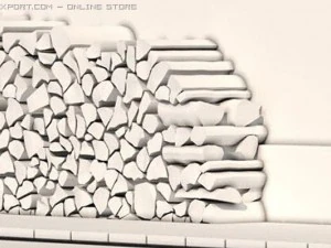 cottage cabin 3D Model