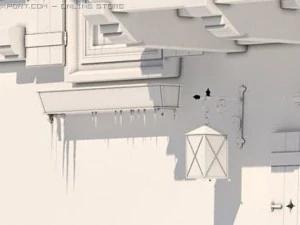 cottage cabin 3D Model