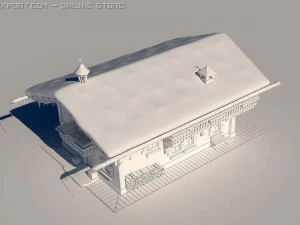 cottage cabin 3D Model