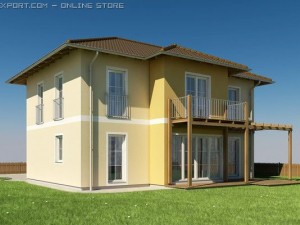 villa 3D Model