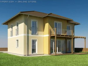 villa 3D Model