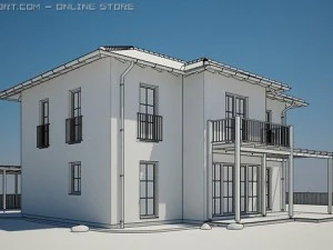 villa 3D Model