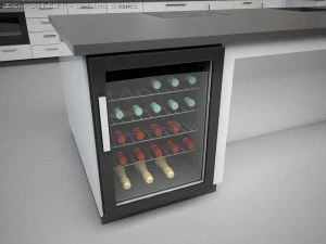 モジュール式キッチン 3Dモデル