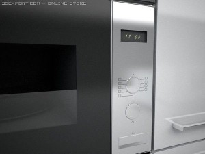 modular kitchen Model 3D