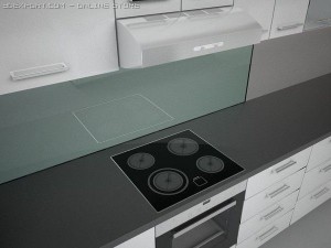 modular kitchen Model 3D