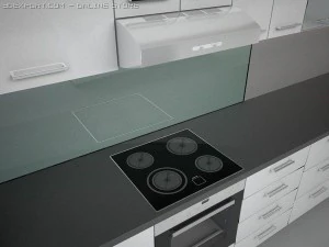 モジュール式キッチン 3Dモデル