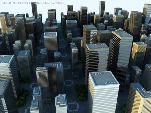 city 3D मॉडल