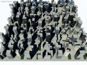 city 3Dモデル