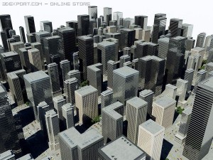 city 3Dモデル