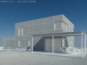 villa 3D Model