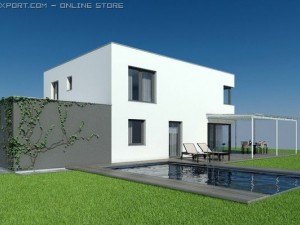 villa 3D Model