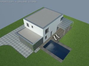 villa 3D Model