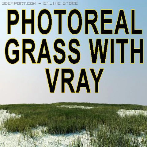 vray grass tutorial 3D Model .c4d .max .obj .3ds .fbx .stl .blend