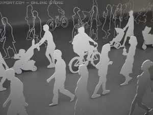 48 people shapes Modelo 3D