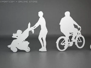48 people shapes 3D Model